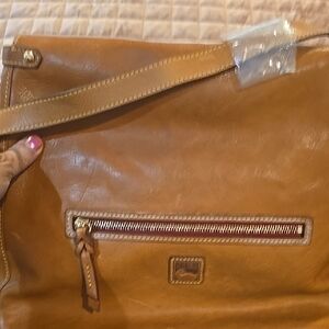 Dooney & Bourke Brown Zip Sac